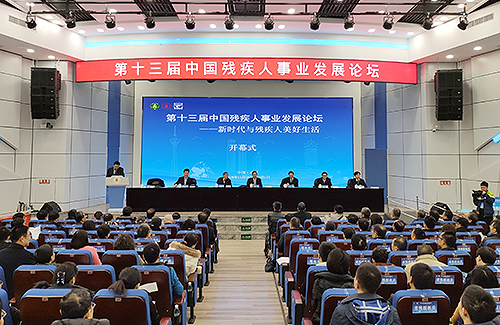 图为第十三届中国残疾人事业发展论坛现场 图为第十三届中国残疾人事业发展论坛现场